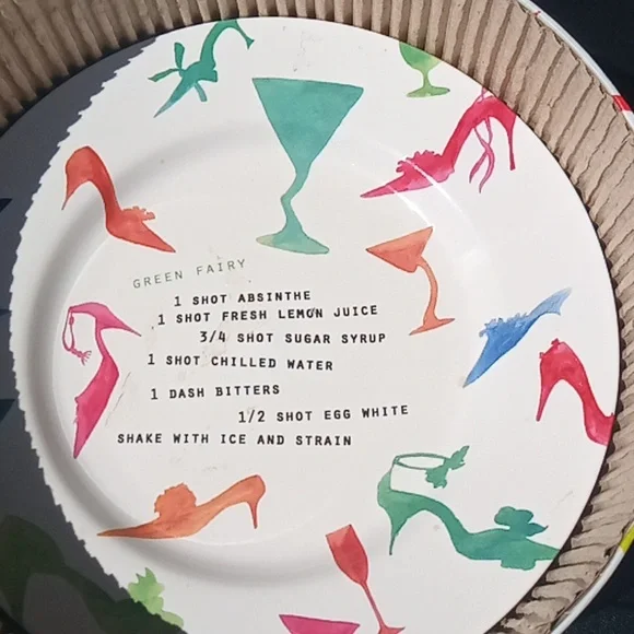 Rosanna Salad Plates NEVER TOO MANY SHOES Set of 4 In Original Box 8 Inch - Picture 5 of 9